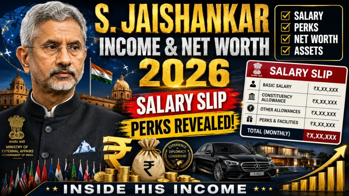 S. Jaishankar Salary & Net Worth 2026