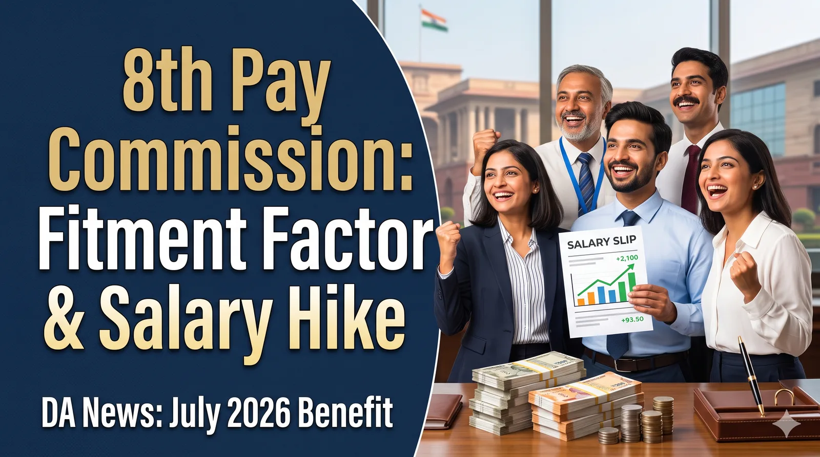 8th Pay Commission Update 2026: Salary Hike Expected for 1.24 Crore Employees — DA Increase Coming in September